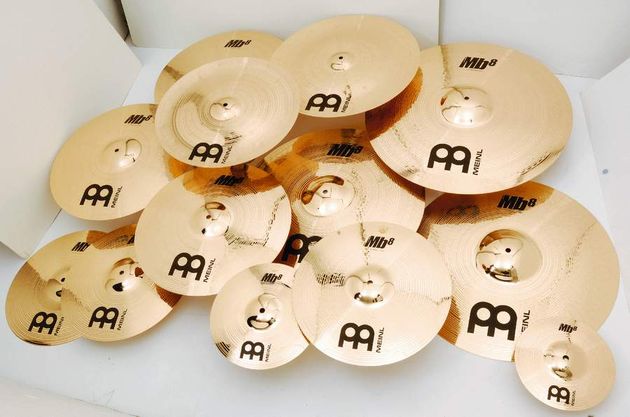 blank A two-step polish process gives the cymbals the blinding shine Meinl is famous for